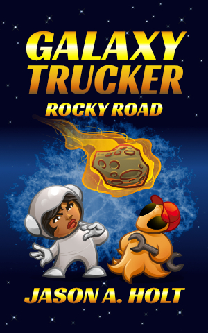 2023 cover of Galaxy Trucker: Rocky Road ebook
